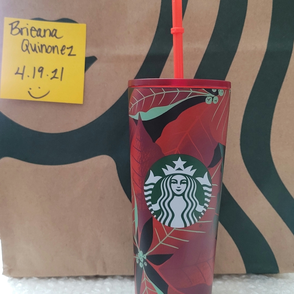 Starbucks Poinsettia Tumbler